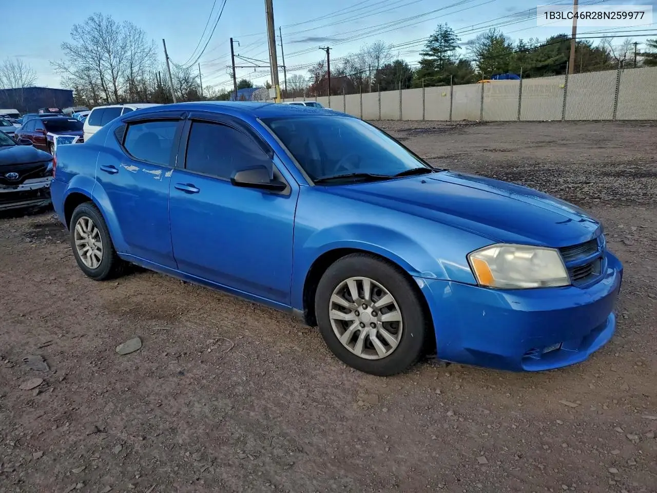 1B3LC46R28N259977 2008 Dodge Avenger Se