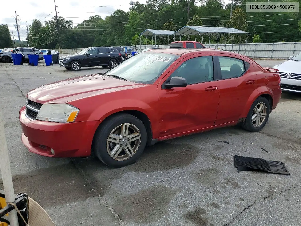 2009 Dodge Avenger Sxt VIN: 1B3LC56B09N508979 Lot: 57830796
