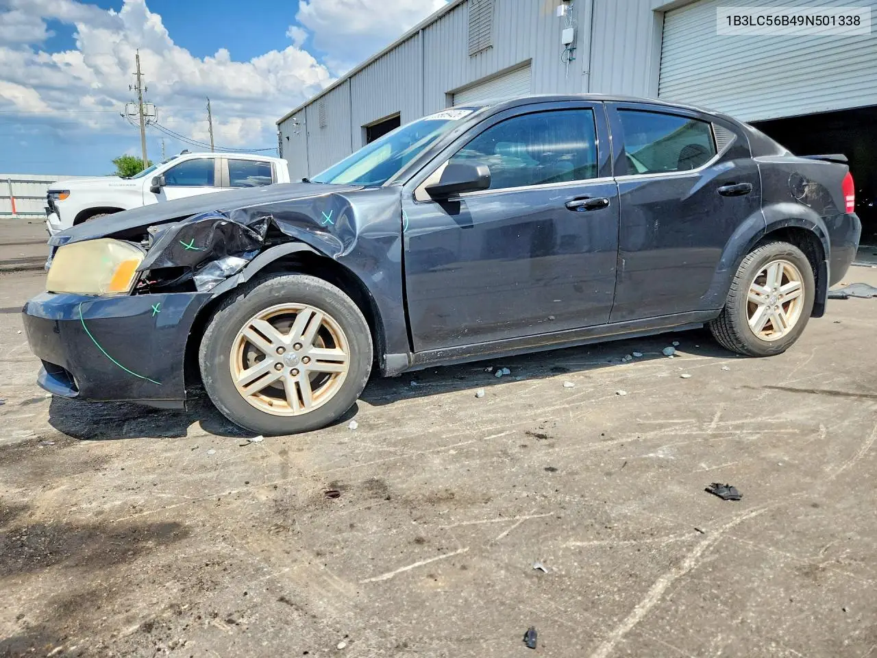 2009 Dodge Avenger Sxt VIN: 1B3LC56B49N501338 Lot: 59969426
