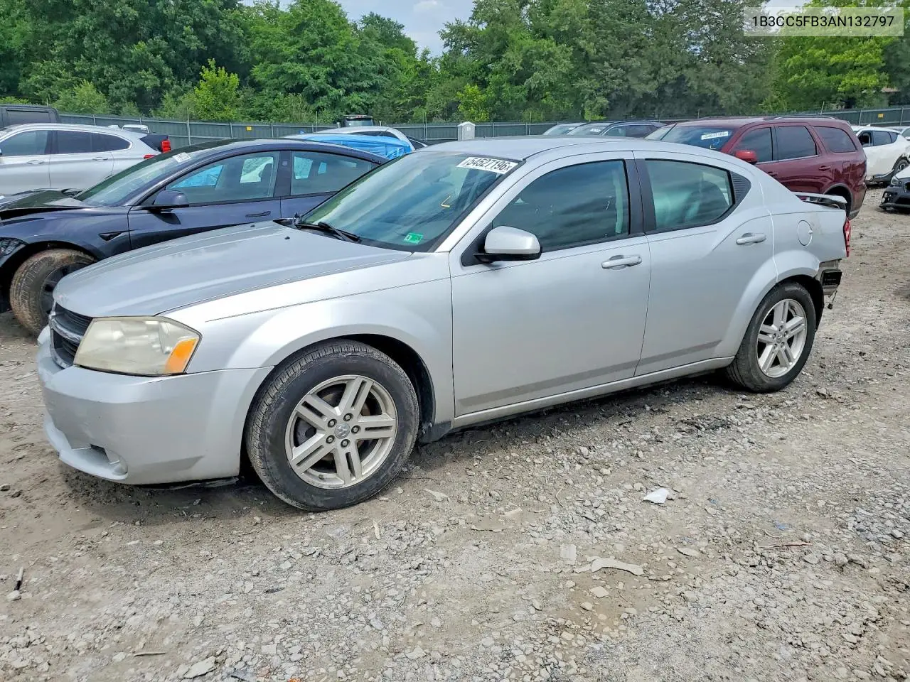 2010 Dodge Avenger R VIN: 1B3CC5FB3AN132797 Lot: 54527196