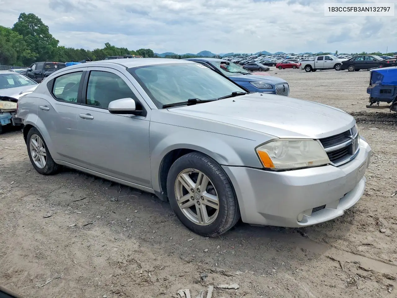 2010 Dodge Avenger R VIN: 1B3CC5FB3AN132797 Lot: 54527196