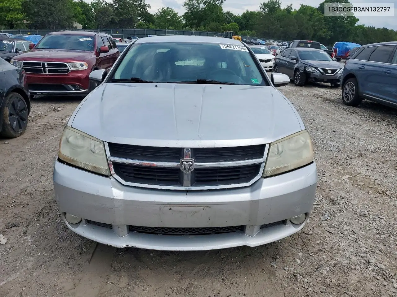 2010 Dodge Avenger R VIN: 1B3CC5FB3AN132797 Lot: 54527196