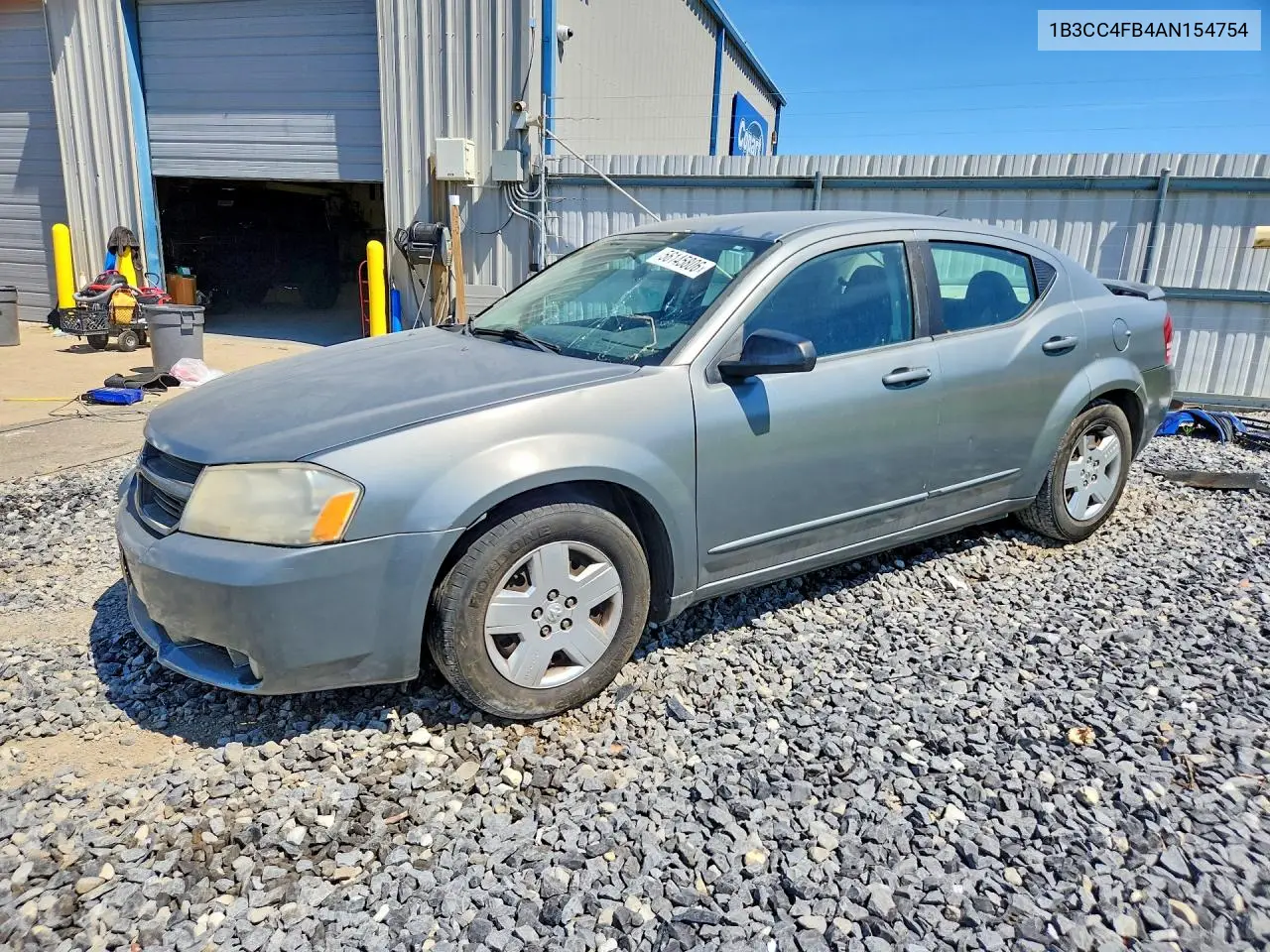 2010 Dodge Avenger Sxt VIN: 1B3CC4FB4AN154754 Lot: 56145806