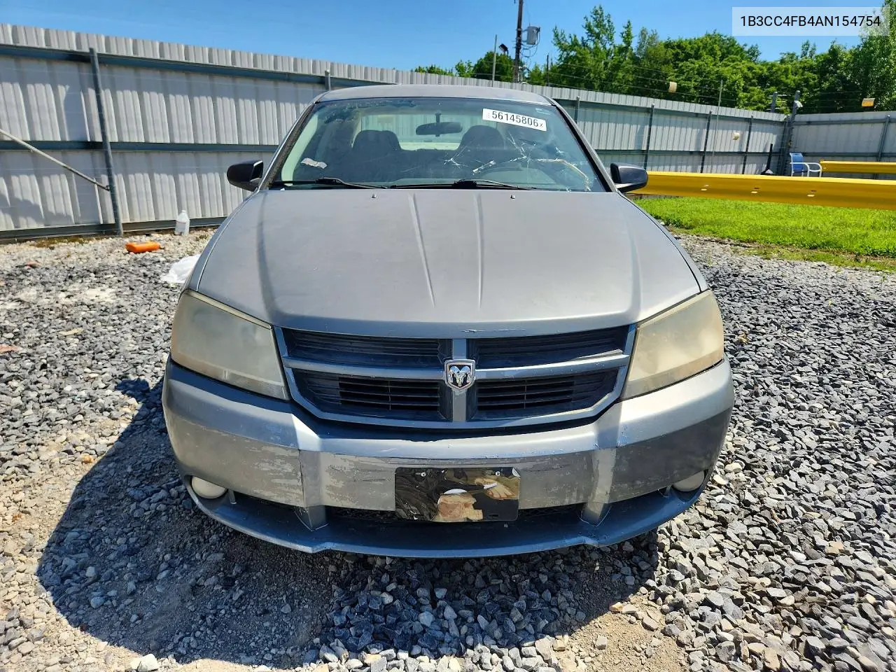 2010 Dodge Avenger Sxt VIN: 1B3CC4FB4AN154754 Lot: 56145806