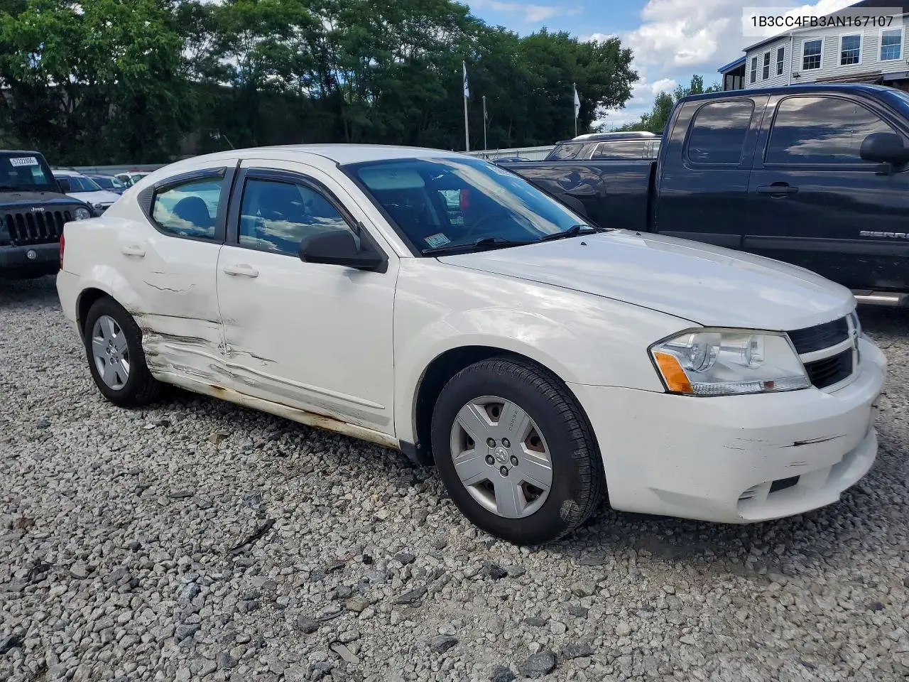2010 Dodge Avenger Sxt VIN: 1B3CC4FB3AN167107 Lot: 56995796