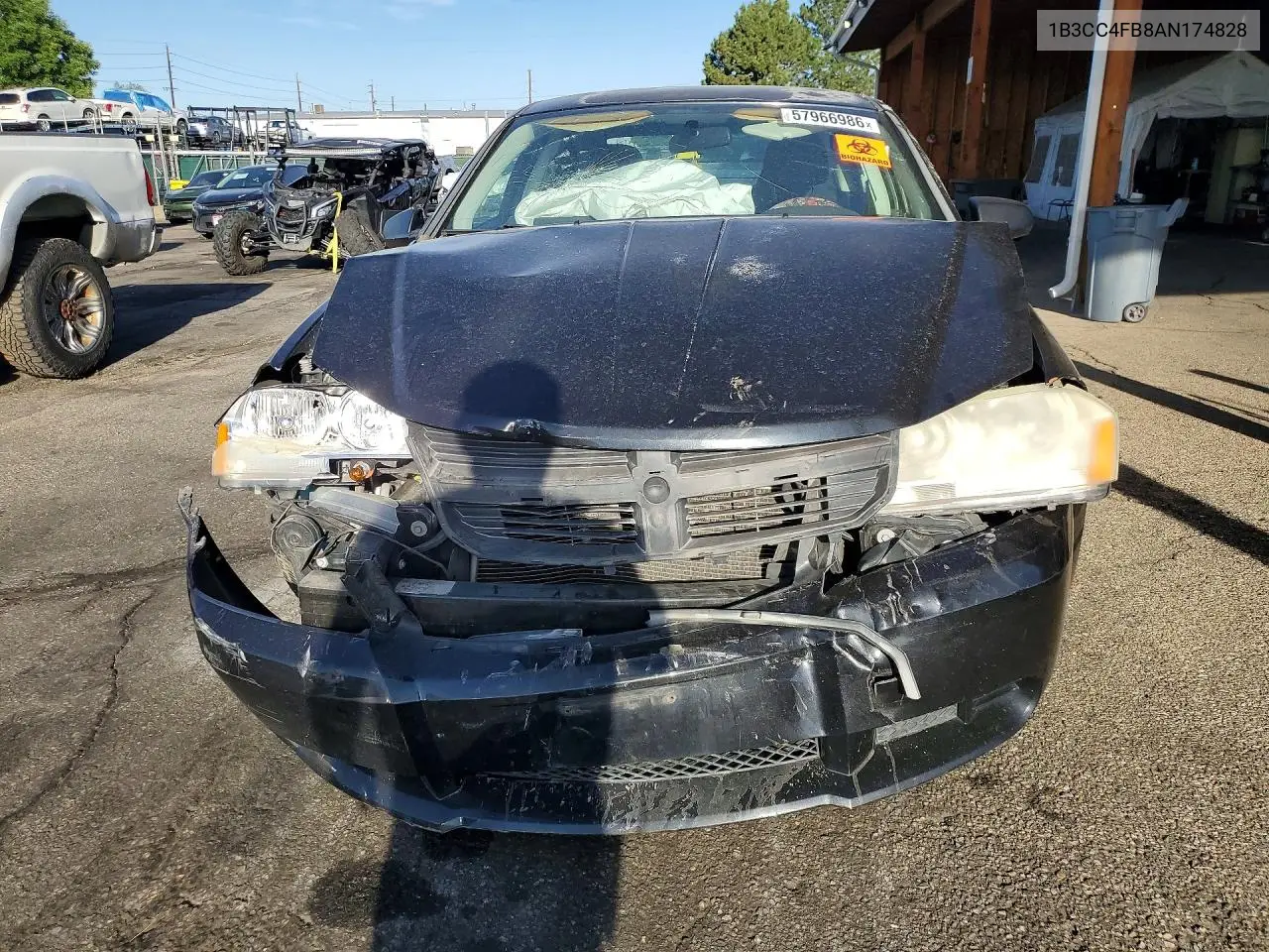 2010 Dodge Avenger Sxt VIN: 1B3CC4FB8AN174828 Lot: 57966986
