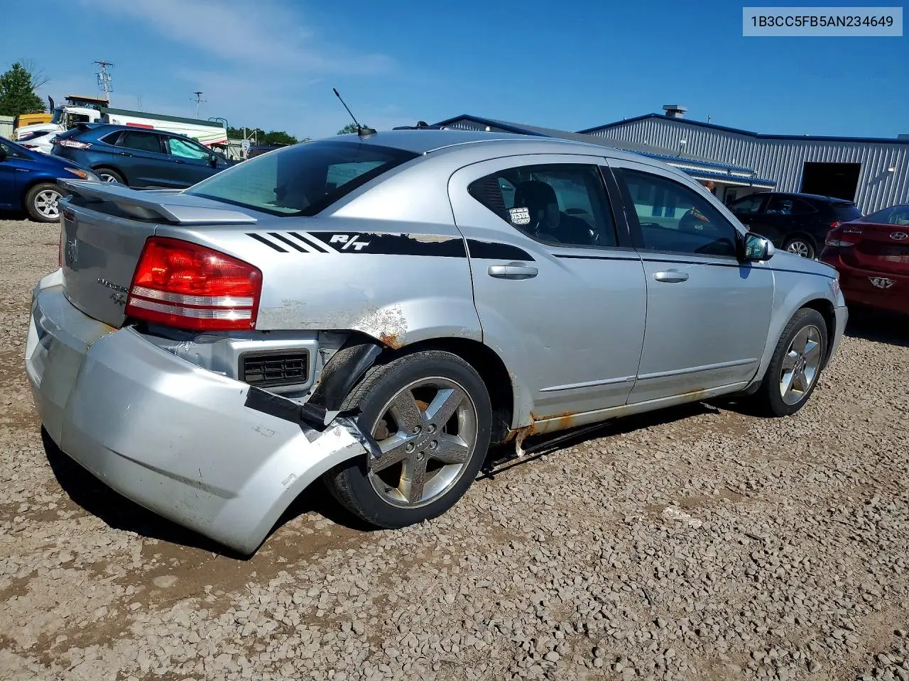 2010 Dodge Avenger R/T VIN: 1B3CC5FB5AN234649 Lot: 58699916