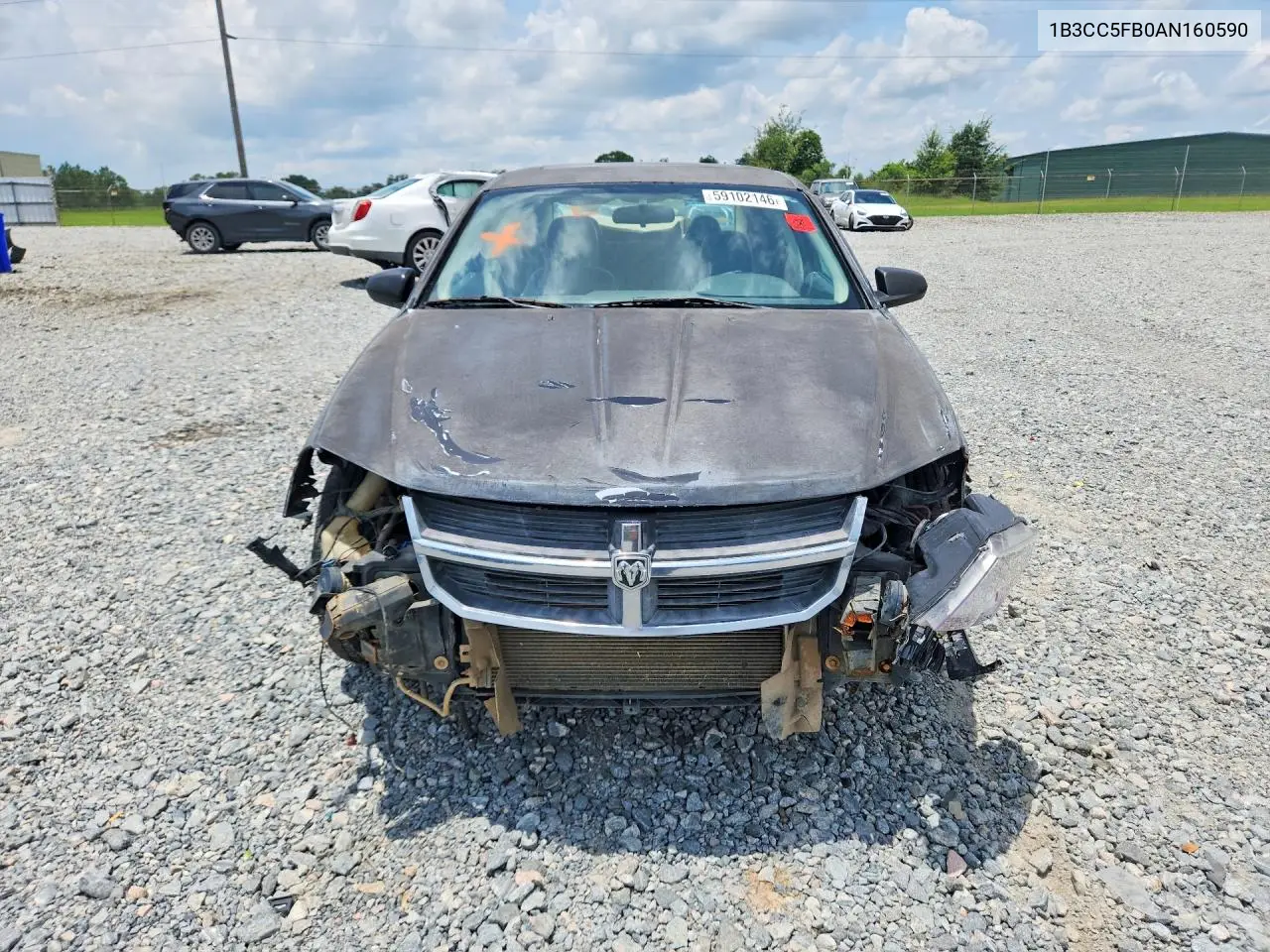 2010 Dodge Avenger R/T VIN: 1B3CC5FB0AN160590 Lot: 59102146