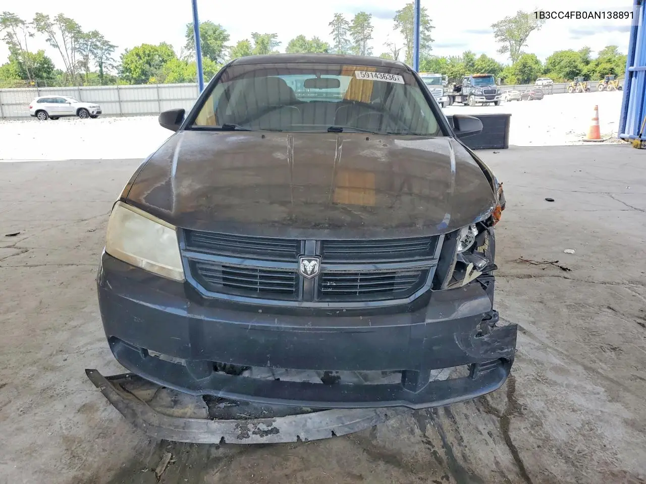 2010 Dodge Avenger Sxt VIN: 1B3CC4FB0AN138891 Lot: 59143636