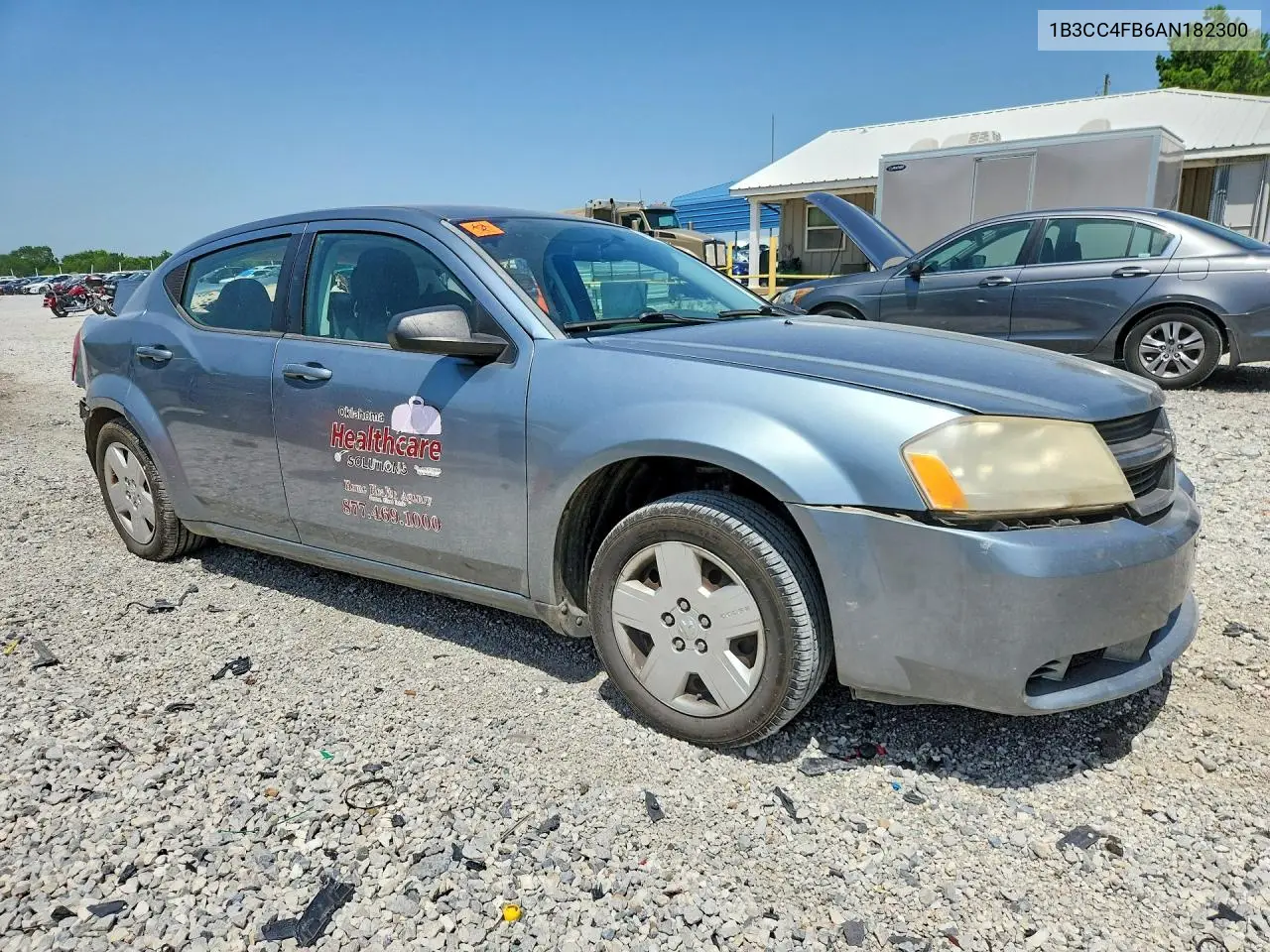 2010 Dodge Avenger Sxt VIN: 1B3CC4FB6AN182300 Lot: 85462535