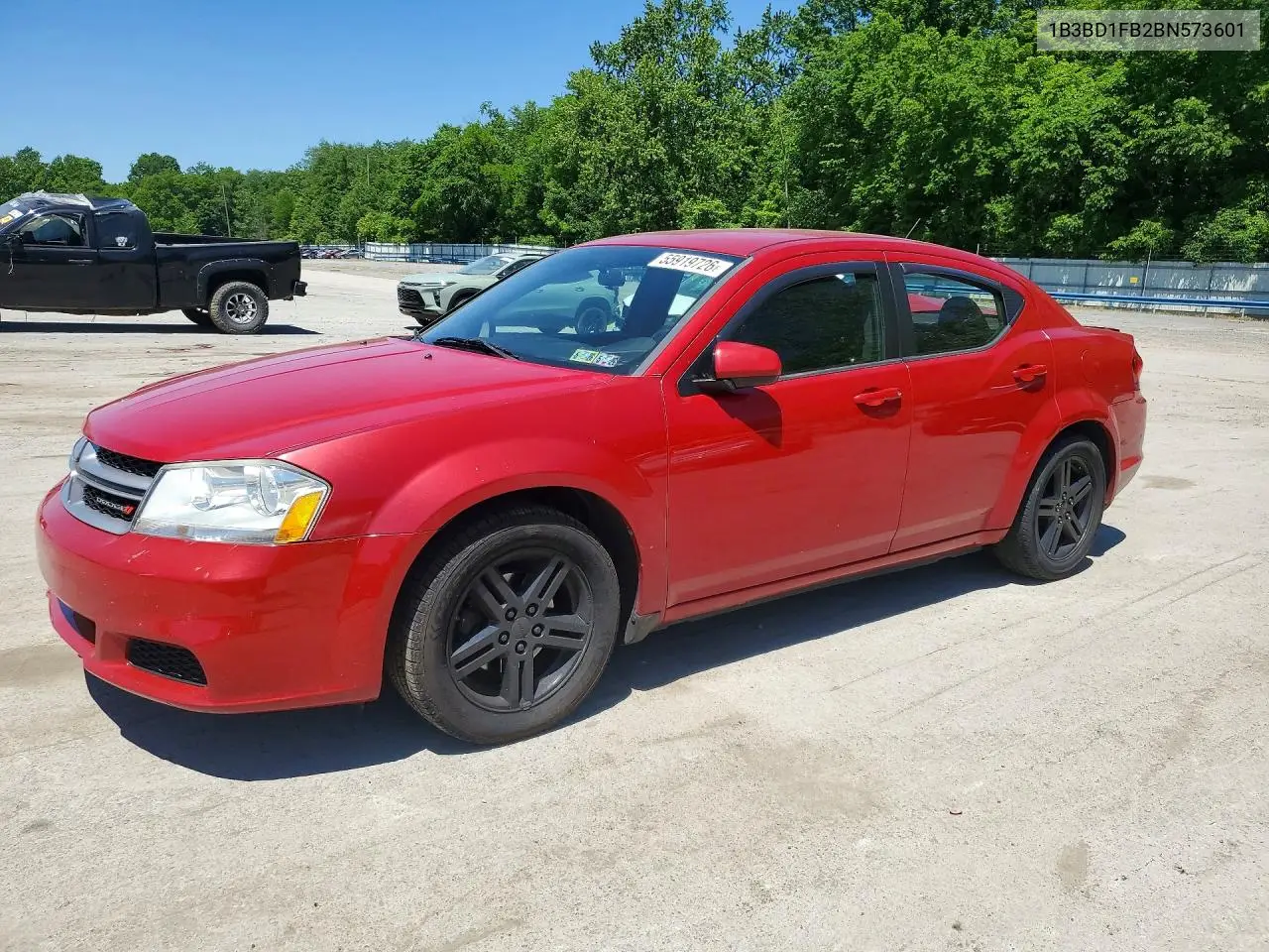 2011 Dodge Avenger Mainstreet VIN: 1B3BD1FB2BN573601 Lot: 55919726