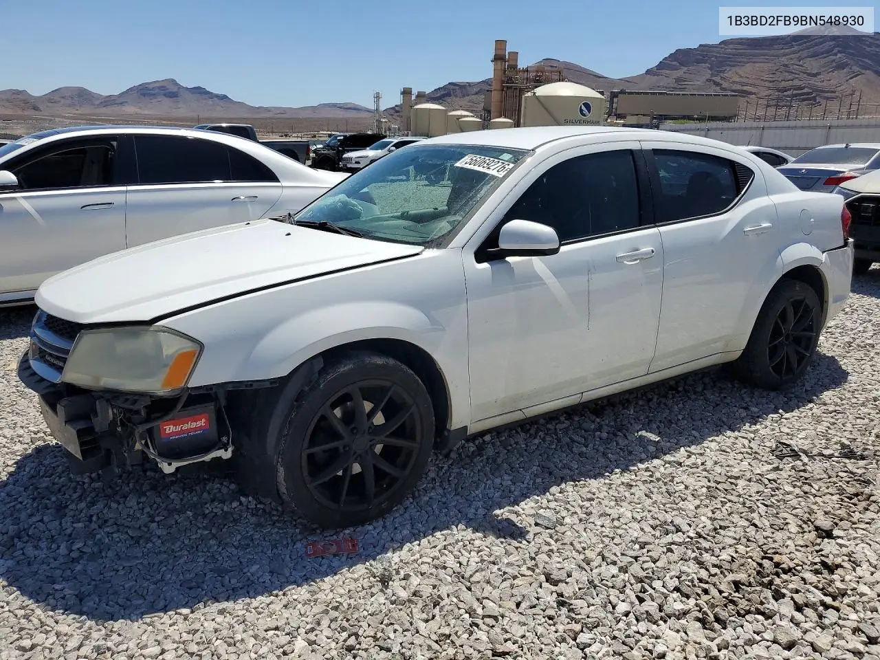 2011 Dodge Avenger Lux VIN: 1B3BD2FB9BN548930 Lot: 56069276