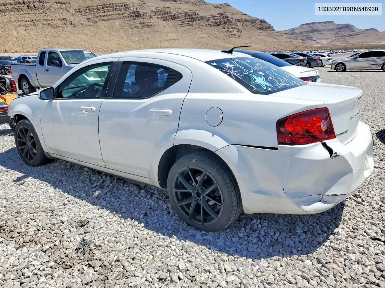 2011 Dodge Avenger Lux VIN: 1B3BD2FB9BN548930 Lot: 56069276