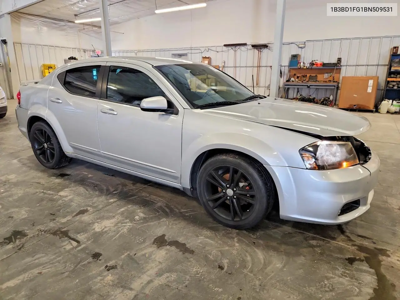2011 Dodge Avenger Mainstreet VIN: 1B3BD1FG1BN509531 Lot: 57163926