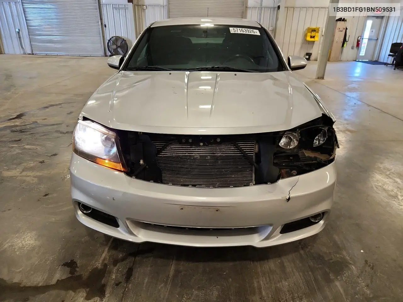 2011 Dodge Avenger Mainstreet VIN: 1B3BD1FG1BN509531 Lot: 57163926