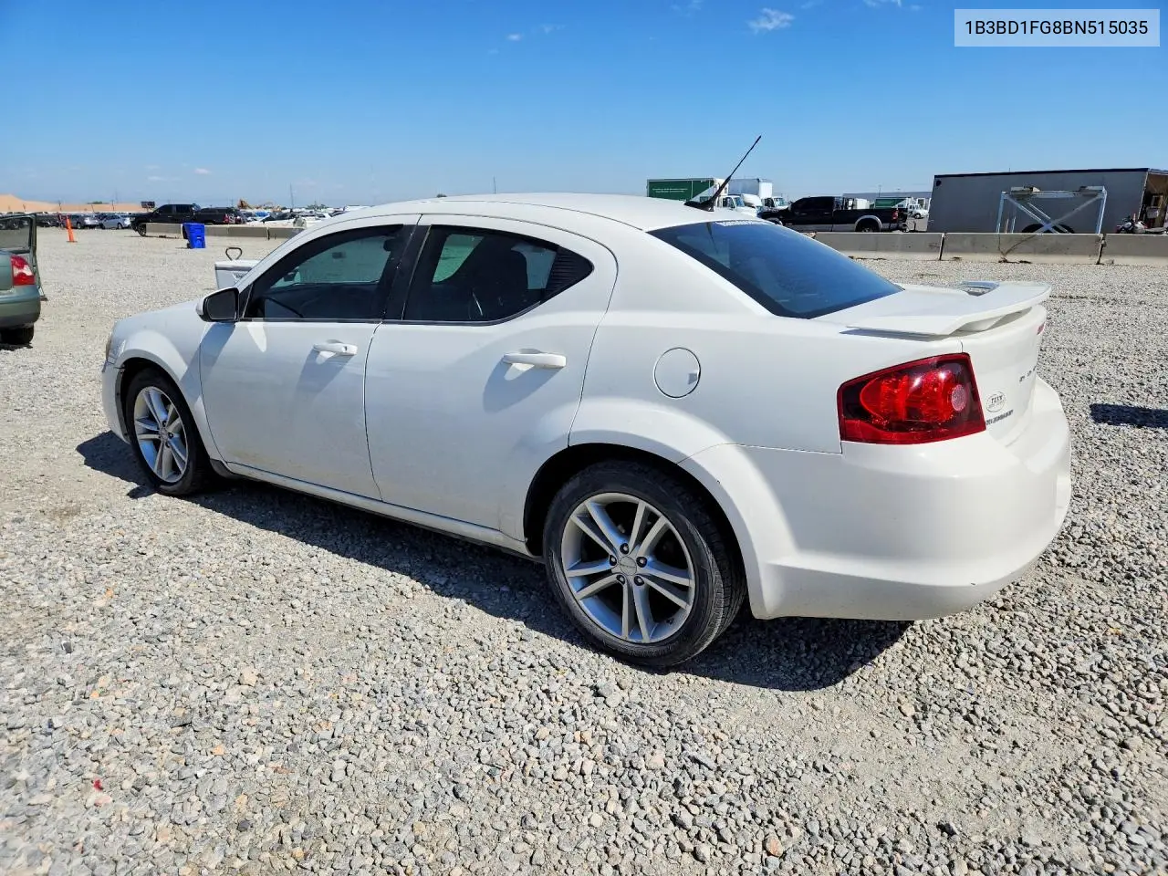 2011 Dodge Avenger Mainstreet VIN: 1B3BD1FG8BN515035 Lot: 57186616