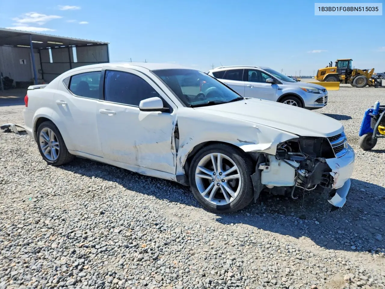 2011 Dodge Avenger Mainstreet VIN: 1B3BD1FG8BN515035 Lot: 57186616