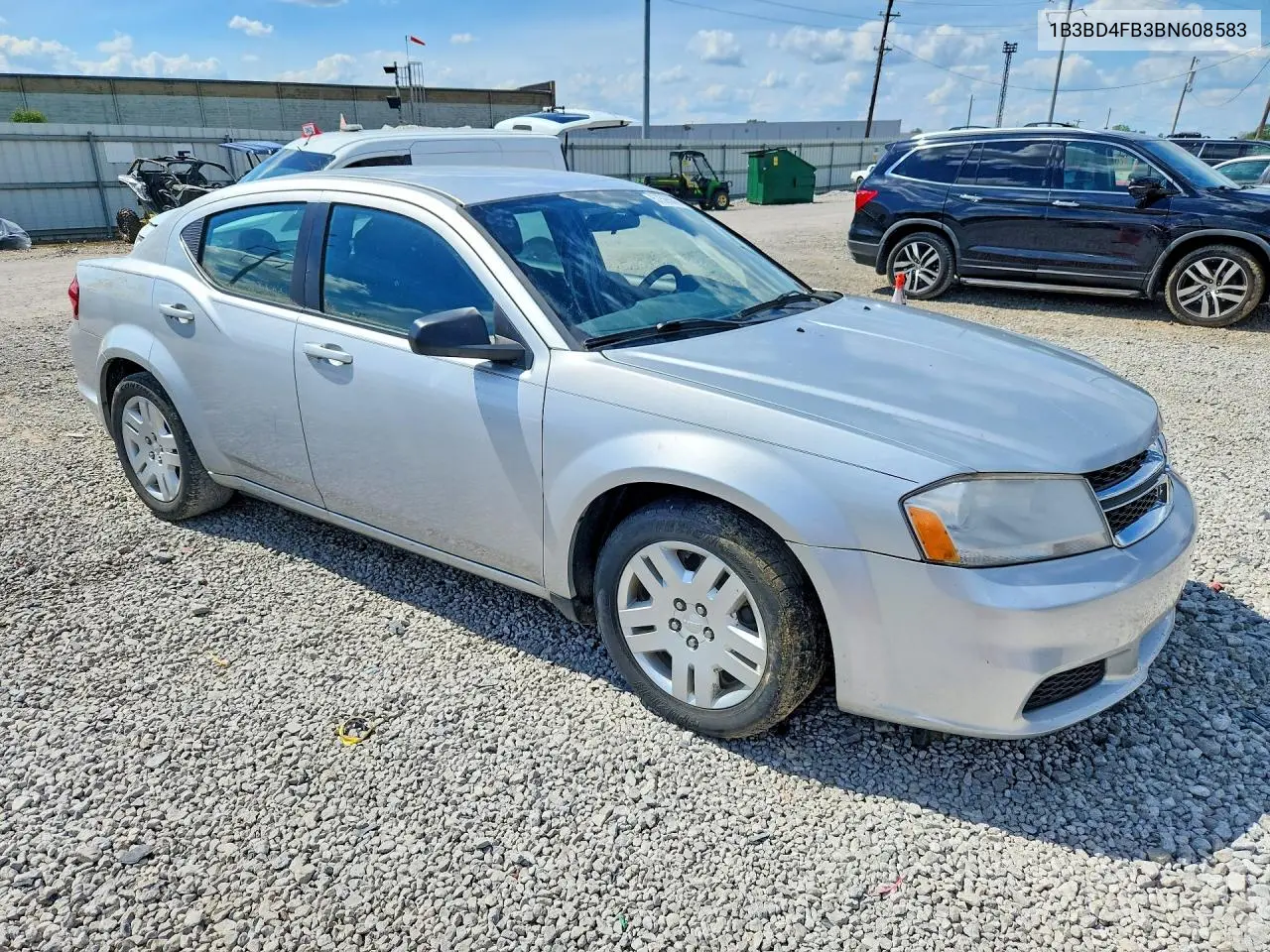 2011 Dodge Avenger Express VIN: 1B3BD4FB3BN608583 Lot: 57585886