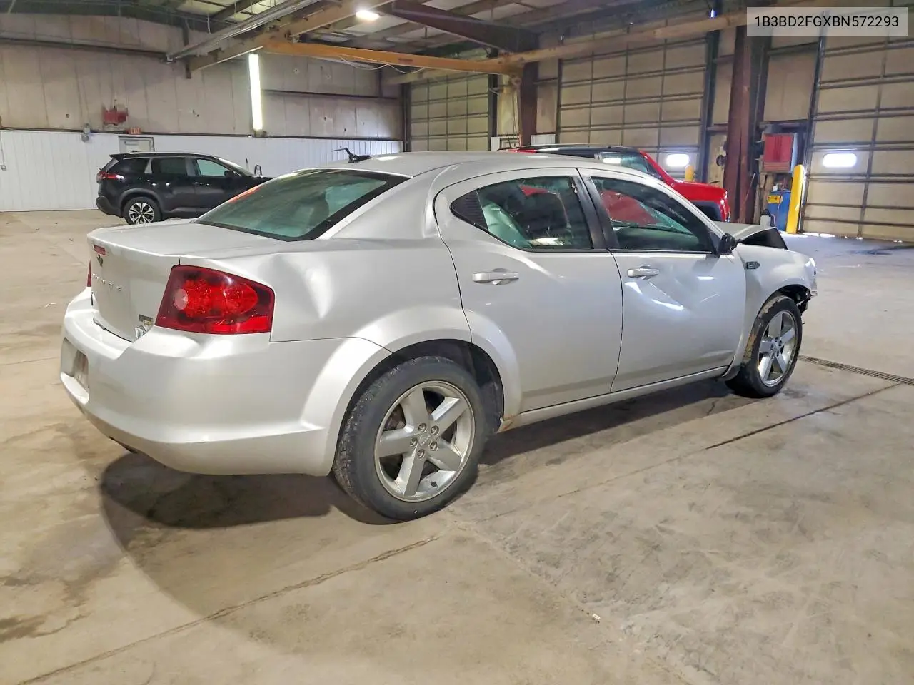 2011 Dodge Avenger Lux VIN: 1B3BD2FGXBN572293 Lot: 59167716
