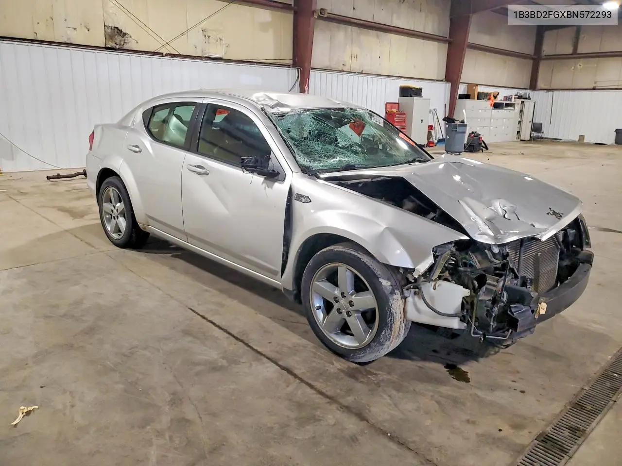 2011 Dodge Avenger Lux VIN: 1B3BD2FGXBN572293 Lot: 59167716