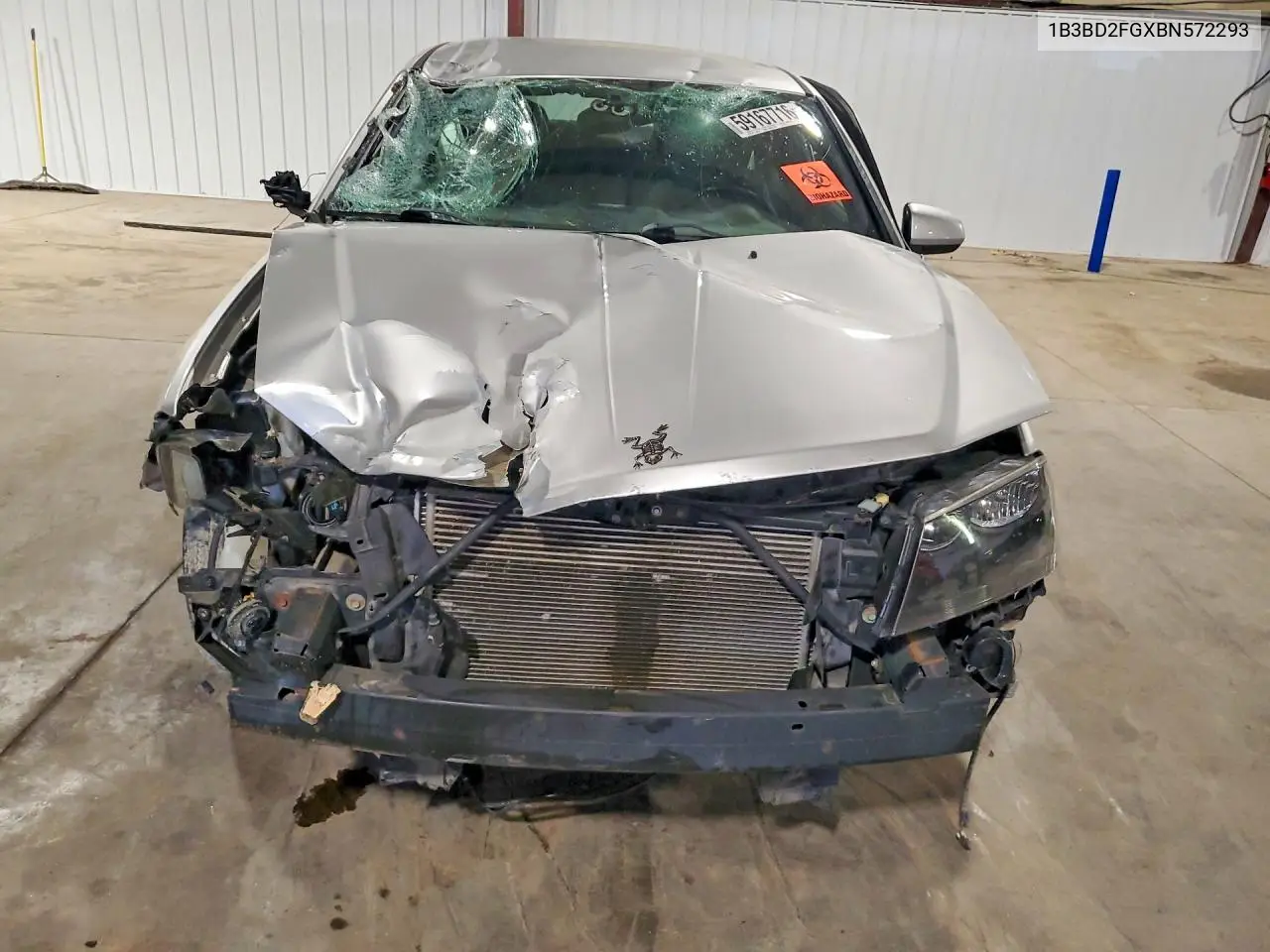 2011 Dodge Avenger Lux VIN: 1B3BD2FGXBN572293 Lot: 59167716