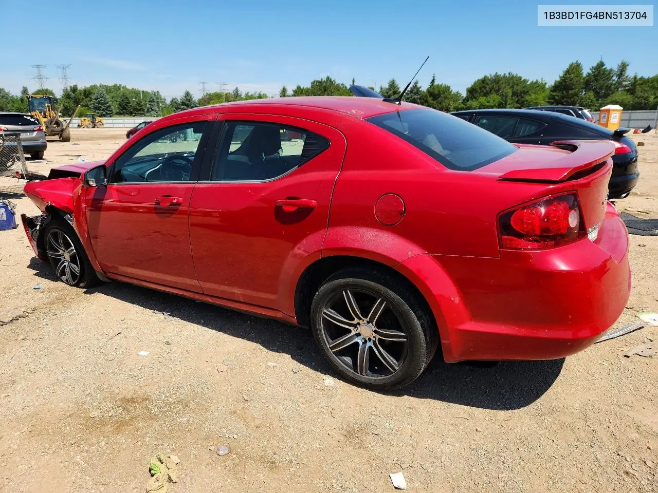 2011 Dodge Avenger Mainstreet VIN: 1B3BD1FG4BN513704 Lot: 60056516
