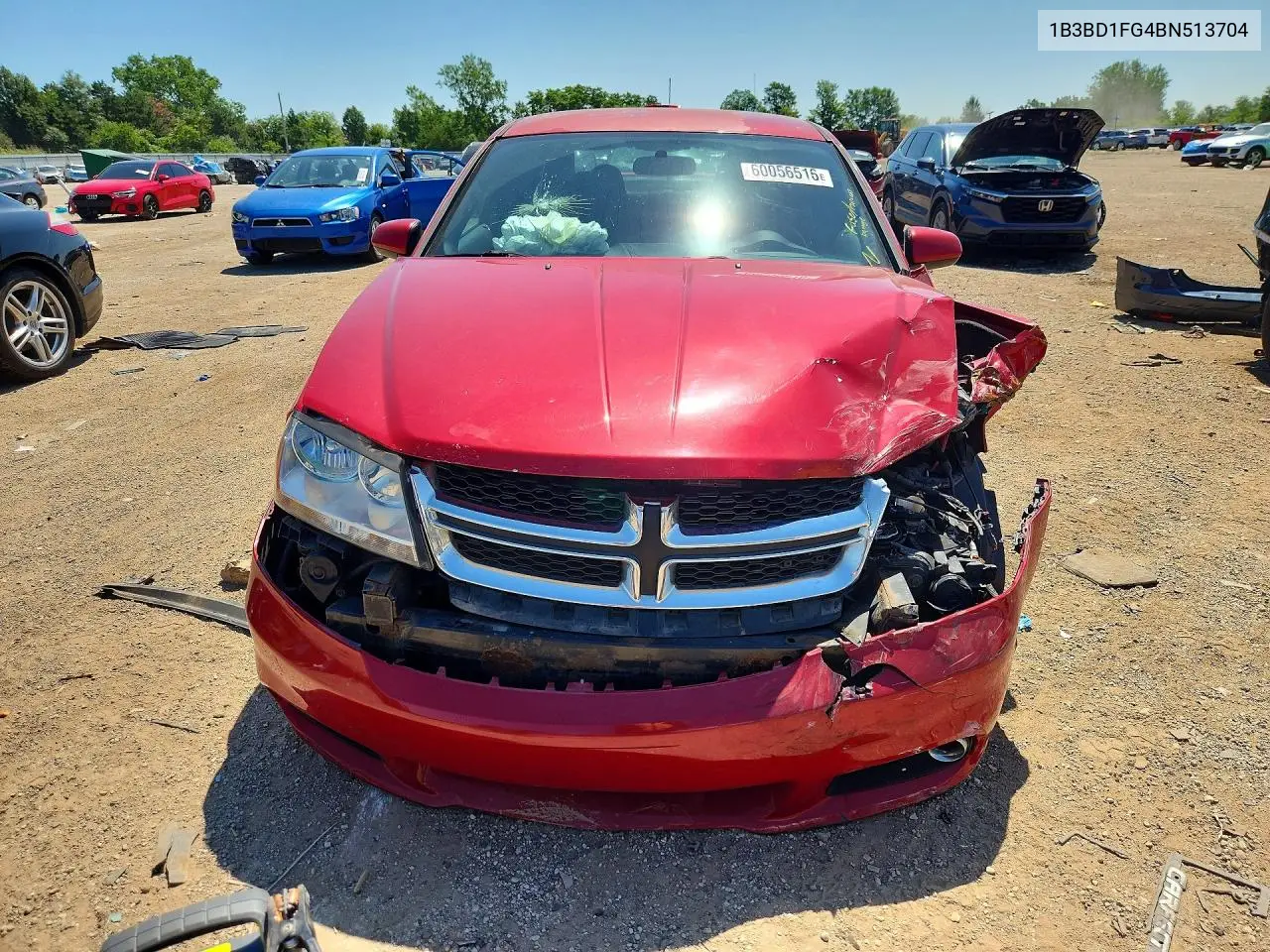 2011 Dodge Avenger Mainstreet VIN: 1B3BD1FG4BN513704 Lot: 60056516