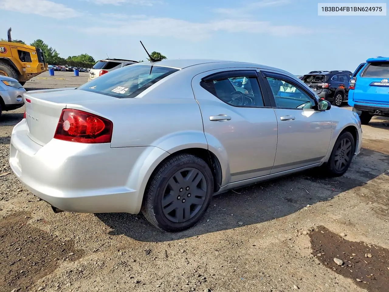 2011 Dodge Avenger Express VIN: 1B3BD4FB1BN624975 Lot: 60153836