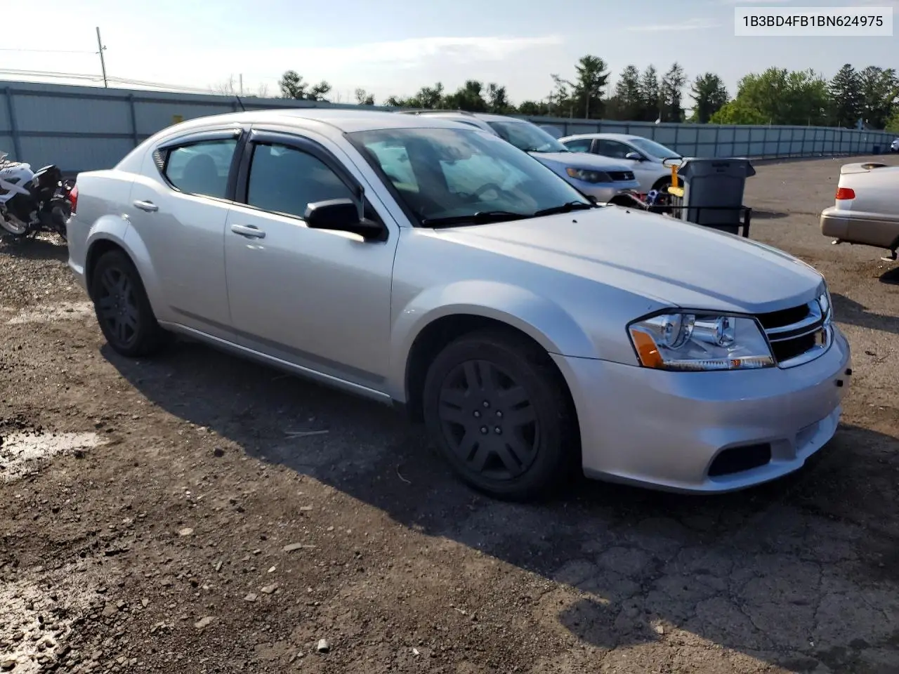 2011 Dodge Avenger Express VIN: 1B3BD4FB1BN624975 Lot: 60153836