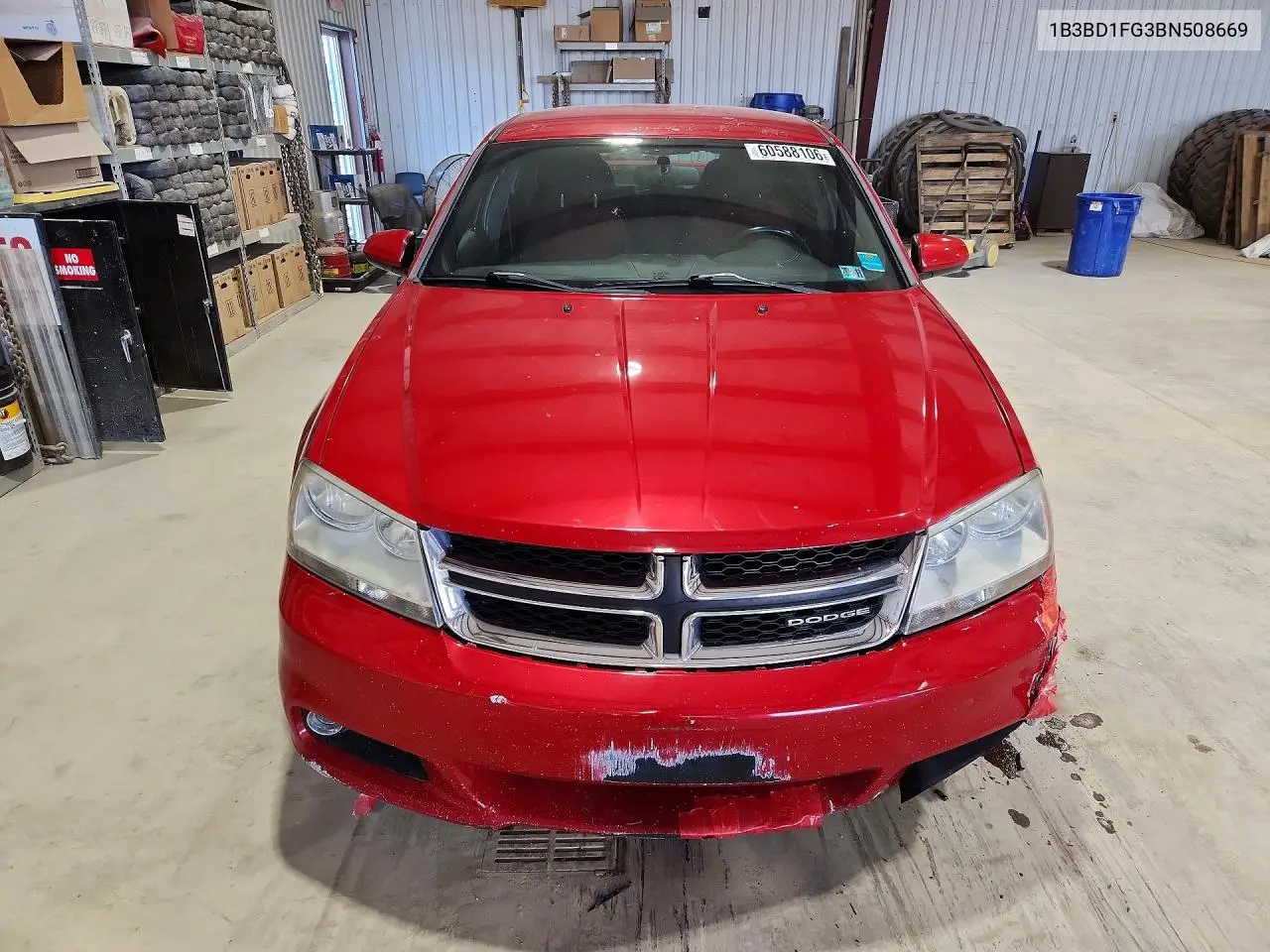 2011 Dodge Avenger Mainstreet VIN: 1B3BD1FG3BN508669 Lot: 60588106