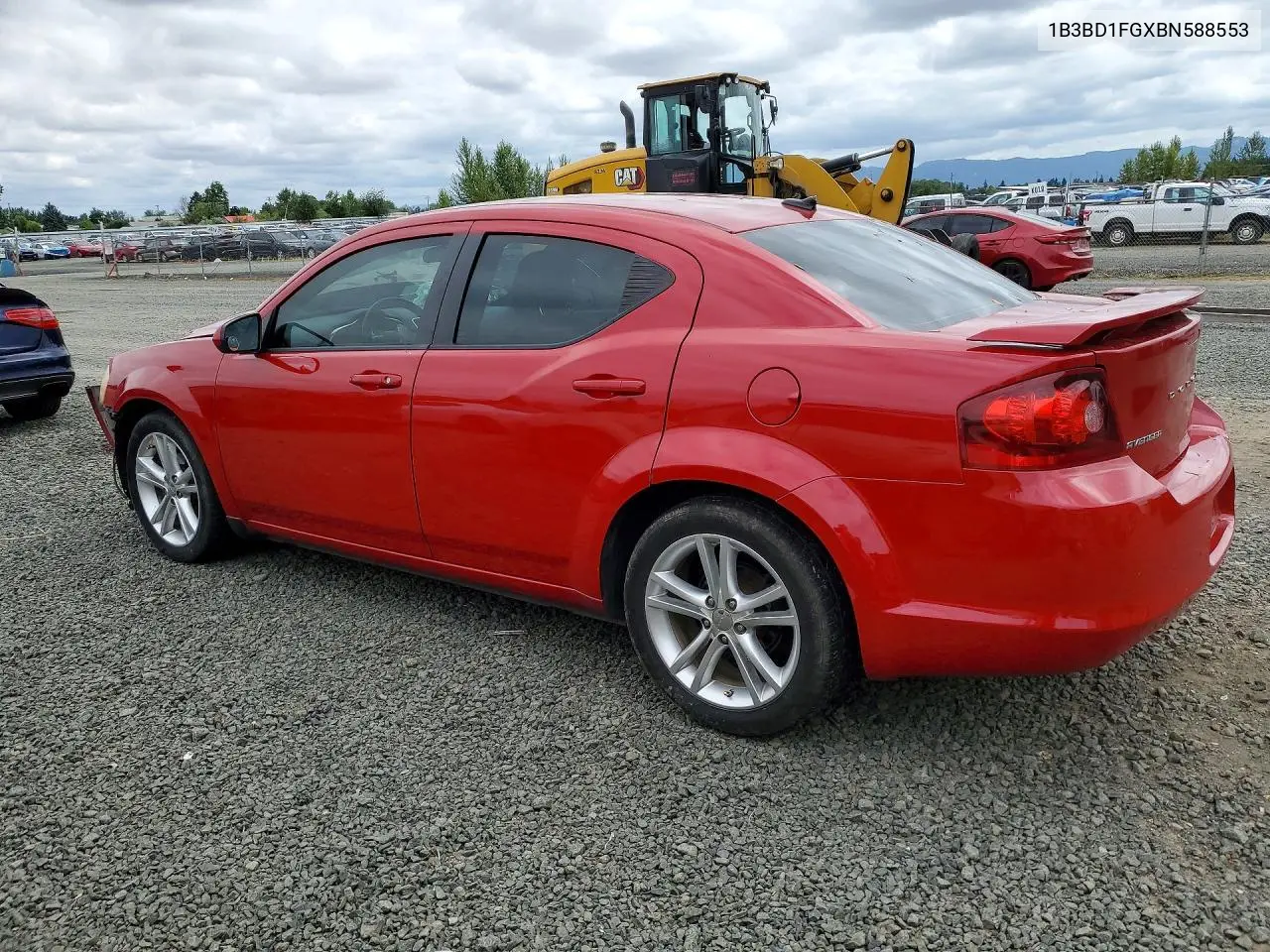 2011 Dodge Avenger Mainstreet VIN: 1B3BD1FGXBN588553 Lot: 85791025