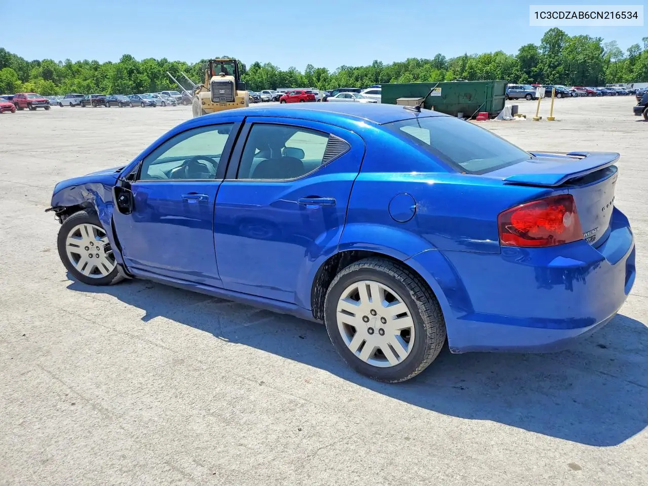 2012 Dodge Avenger Se VIN: 1C3CDZAB6CN216534 Lot: 54903816