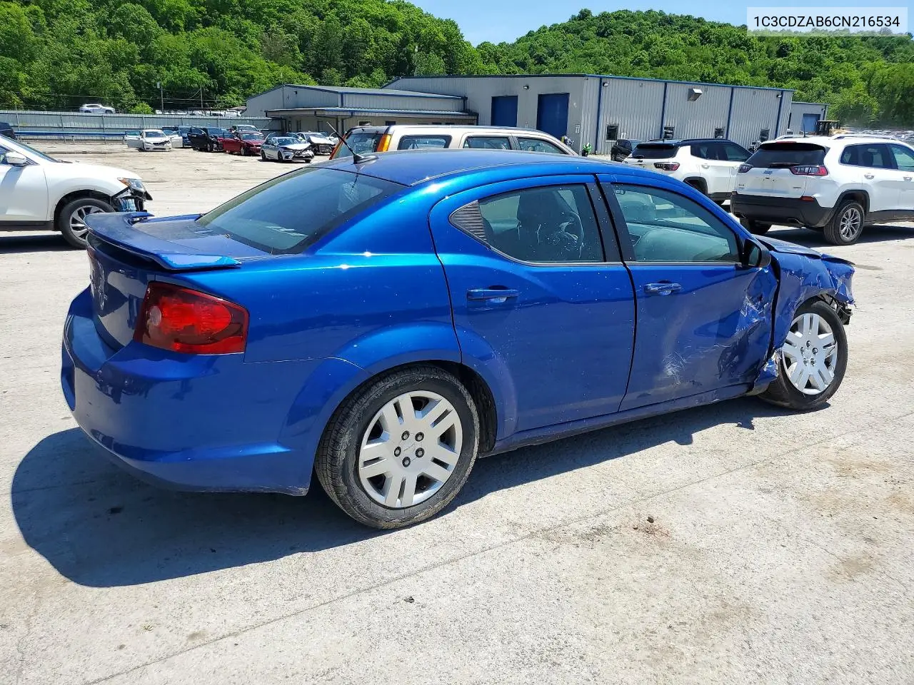 2012 Dodge Avenger Se VIN: 1C3CDZAB6CN216534 Lot: 54903816