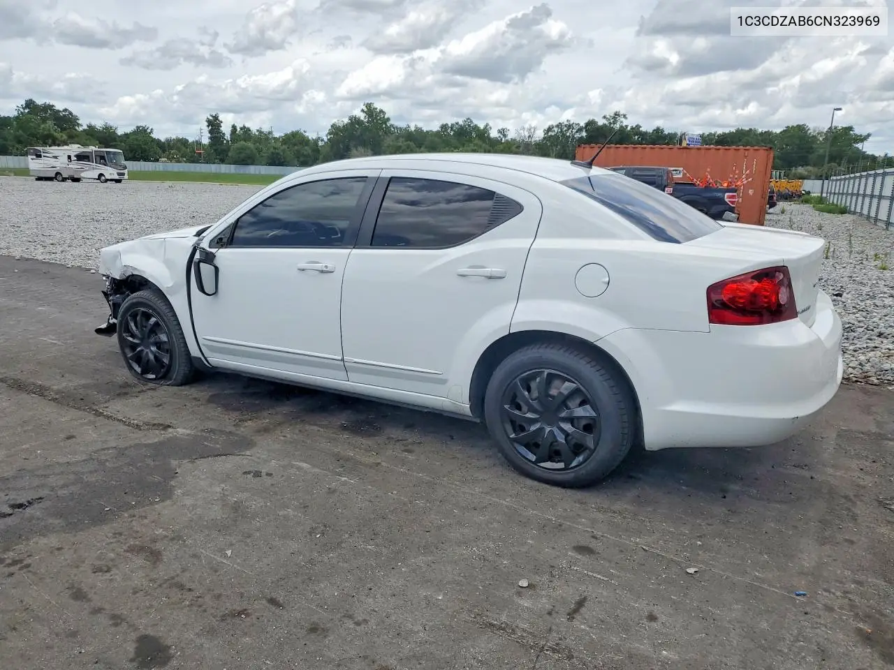2012 Dodge Avenger Se VIN: 1C3CDZAB6CN323969 Lot: 56071356