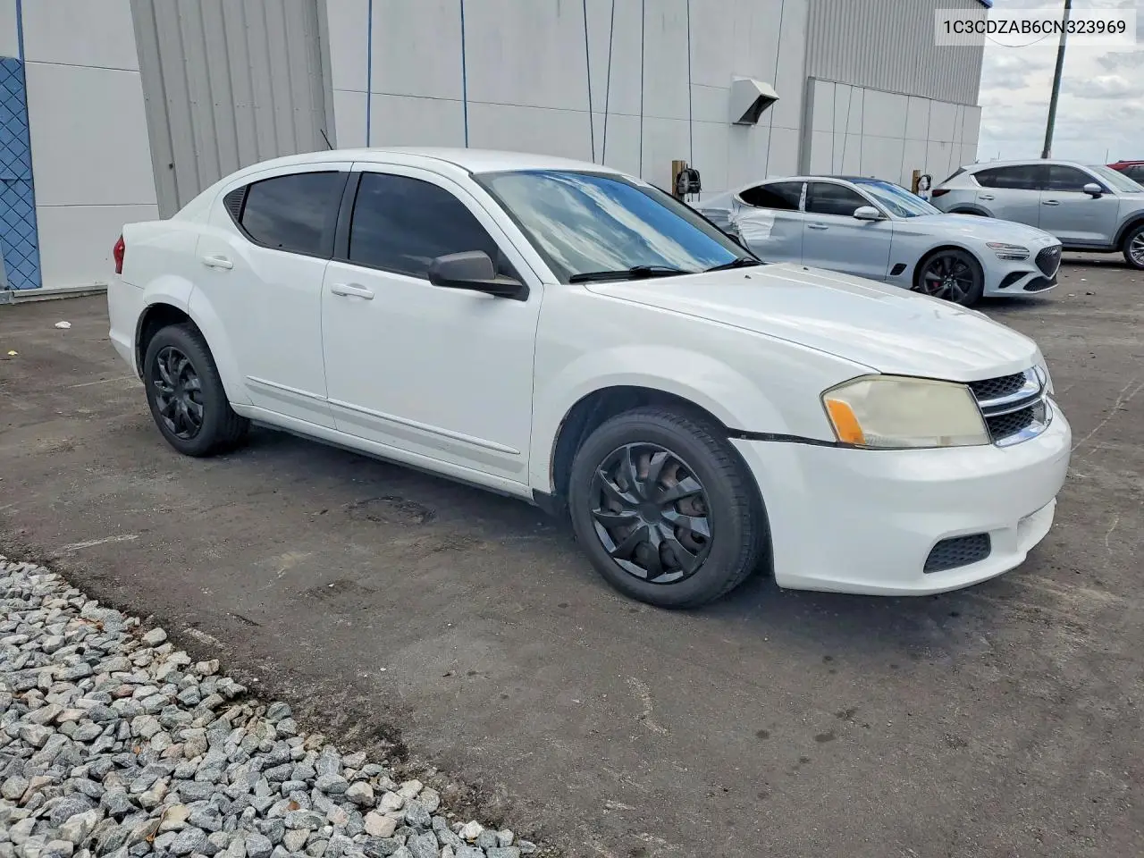 2012 Dodge Avenger Se VIN: 1C3CDZAB6CN323969 Lot: 56071356