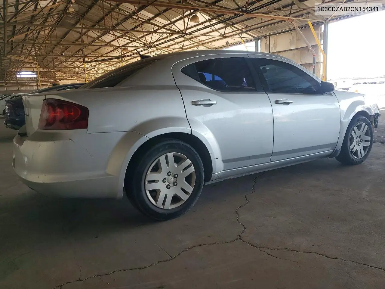 2012 Dodge Avenger Se VIN: 1C3CDZAB2CN154341 Lot: 56533306