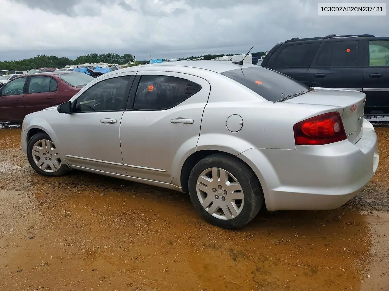 2012 Dodge Avenger Se VIN: 1C3CDZAB2CN237431 Lot: 56789756