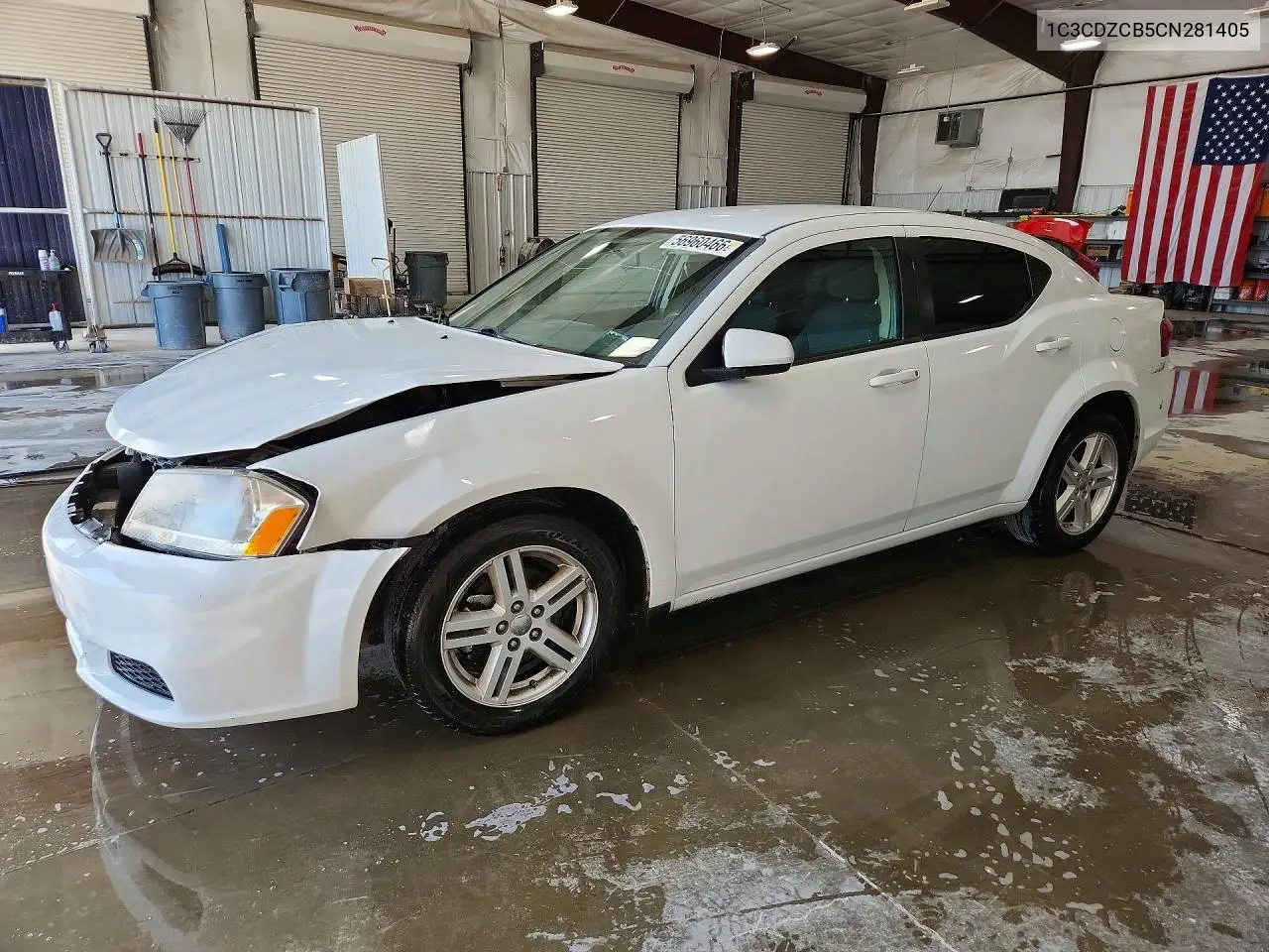 2012 Dodge Avenger Sxt VIN: 1C3CDZCB5CN281405 Lot: 56960466