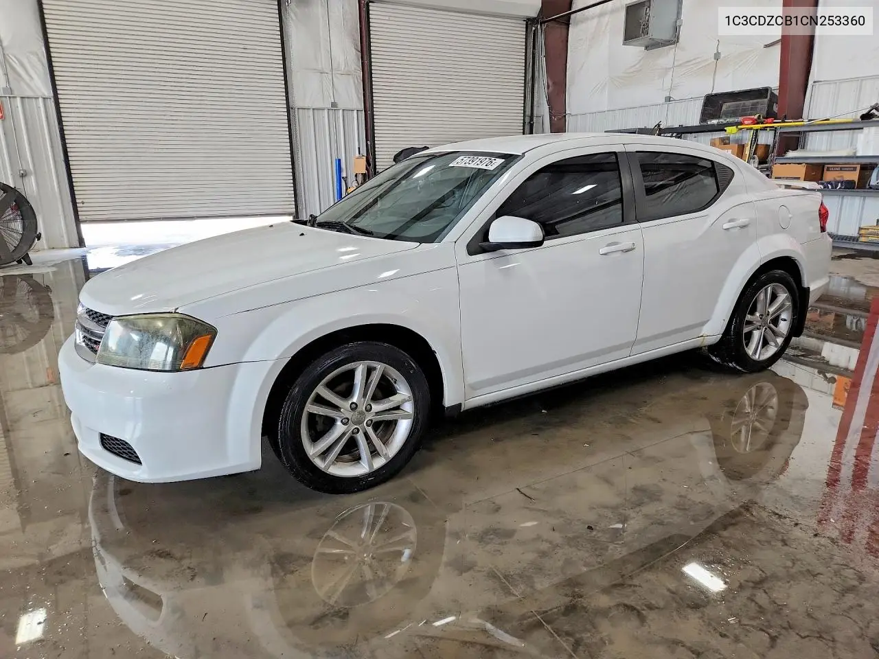 2012 Dodge Avenger Sxt VIN: 1C3CDZCB1CN253360 Lot: 57391976