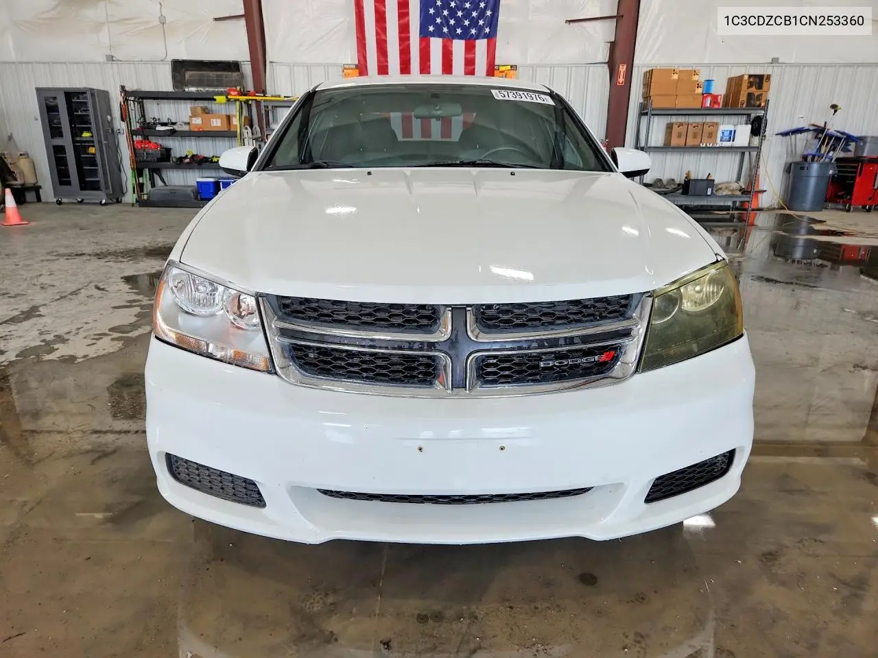2012 Dodge Avenger Sxt VIN: 1C3CDZCB1CN253360 Lot: 57391976