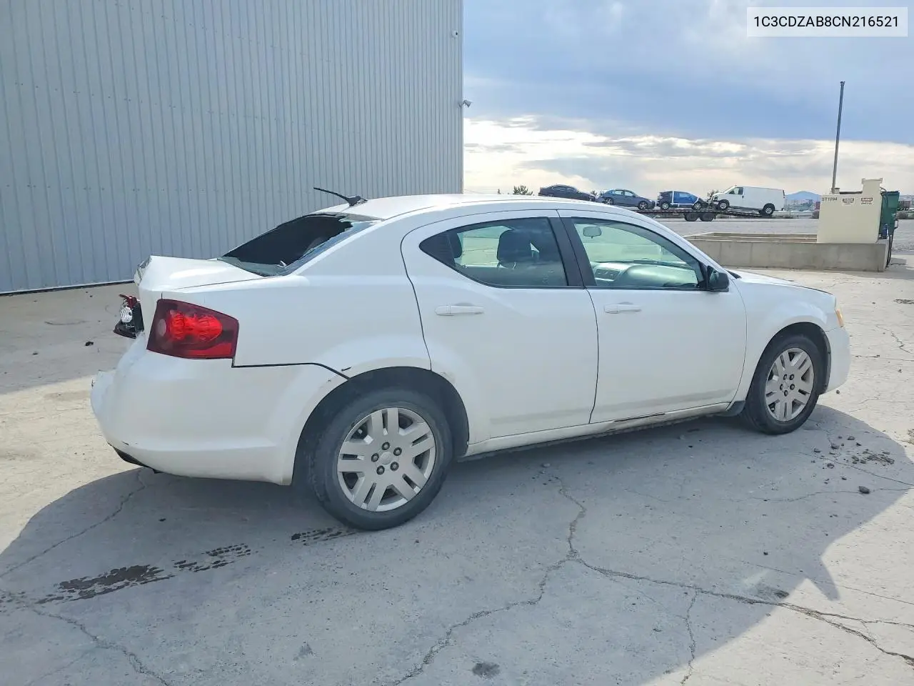 2012 Dodge Avenger Se VIN: 1C3CDZAB8CN216521 Lot: 57684456
