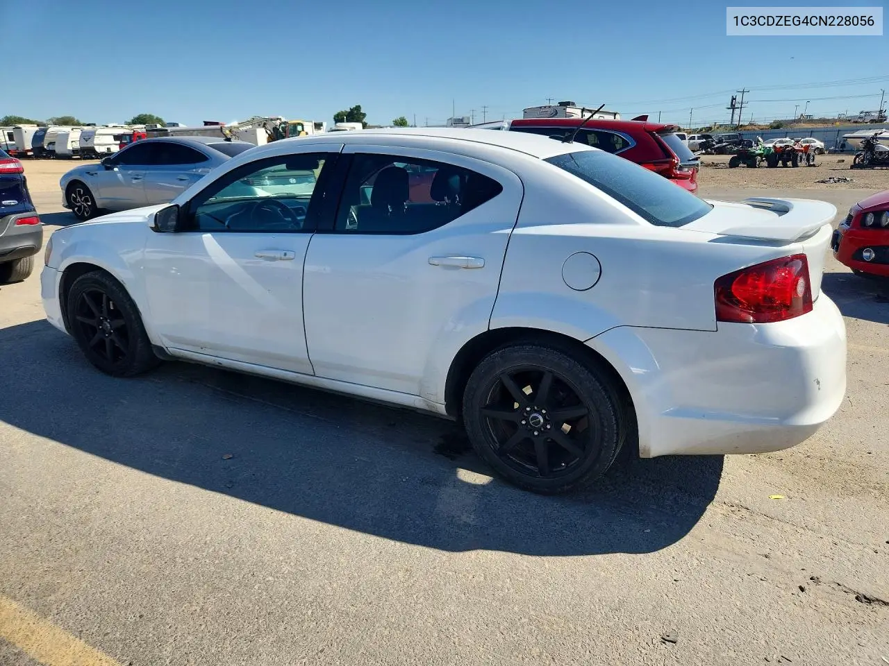 2012 Dodge Avenger Sxt VIN: 1C3CDZEG4CN228056 Lot: 58196426