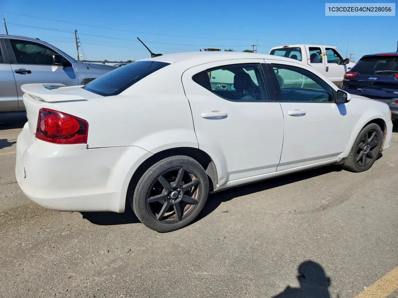 2012 Dodge Avenger Sxt VIN: 1C3CDZEG4CN228056 Lot: 58196426