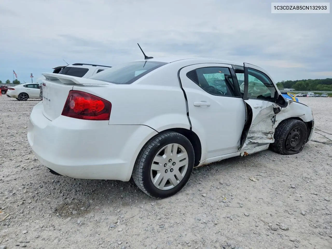 2012 Dodge Avenger Se VIN: 1C3CDZAB5CN132933 Lot: 58265486