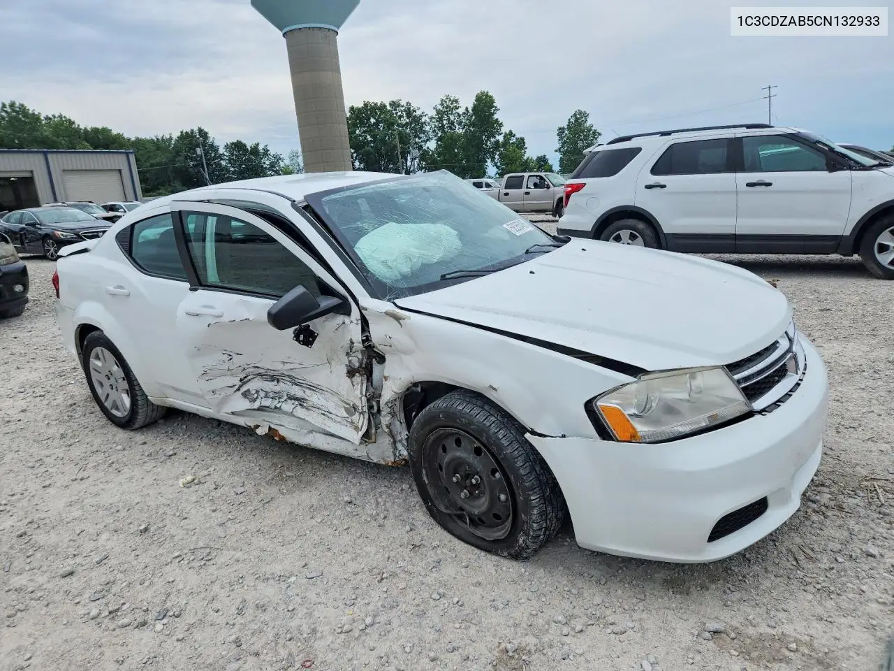2012 Dodge Avenger Se VIN: 1C3CDZAB5CN132933 Lot: 58265486