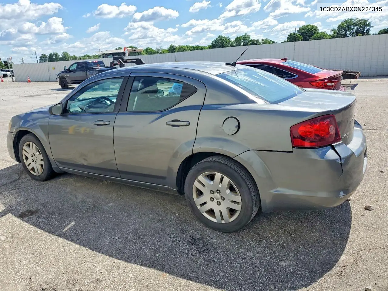 2012 Dodge Avenger Se VIN: 1C3CDZABXCN224345 Lot: 58355326