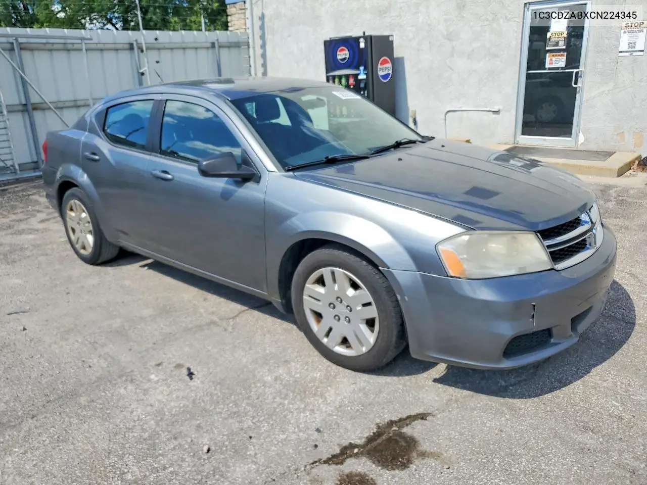 2012 Dodge Avenger Se VIN: 1C3CDZABXCN224345 Lot: 58355326