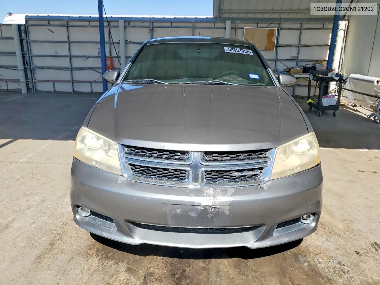 2012 Dodge Avenger Sxt VIN: 1C3CDZEG2CN121202 Lot: 58562056