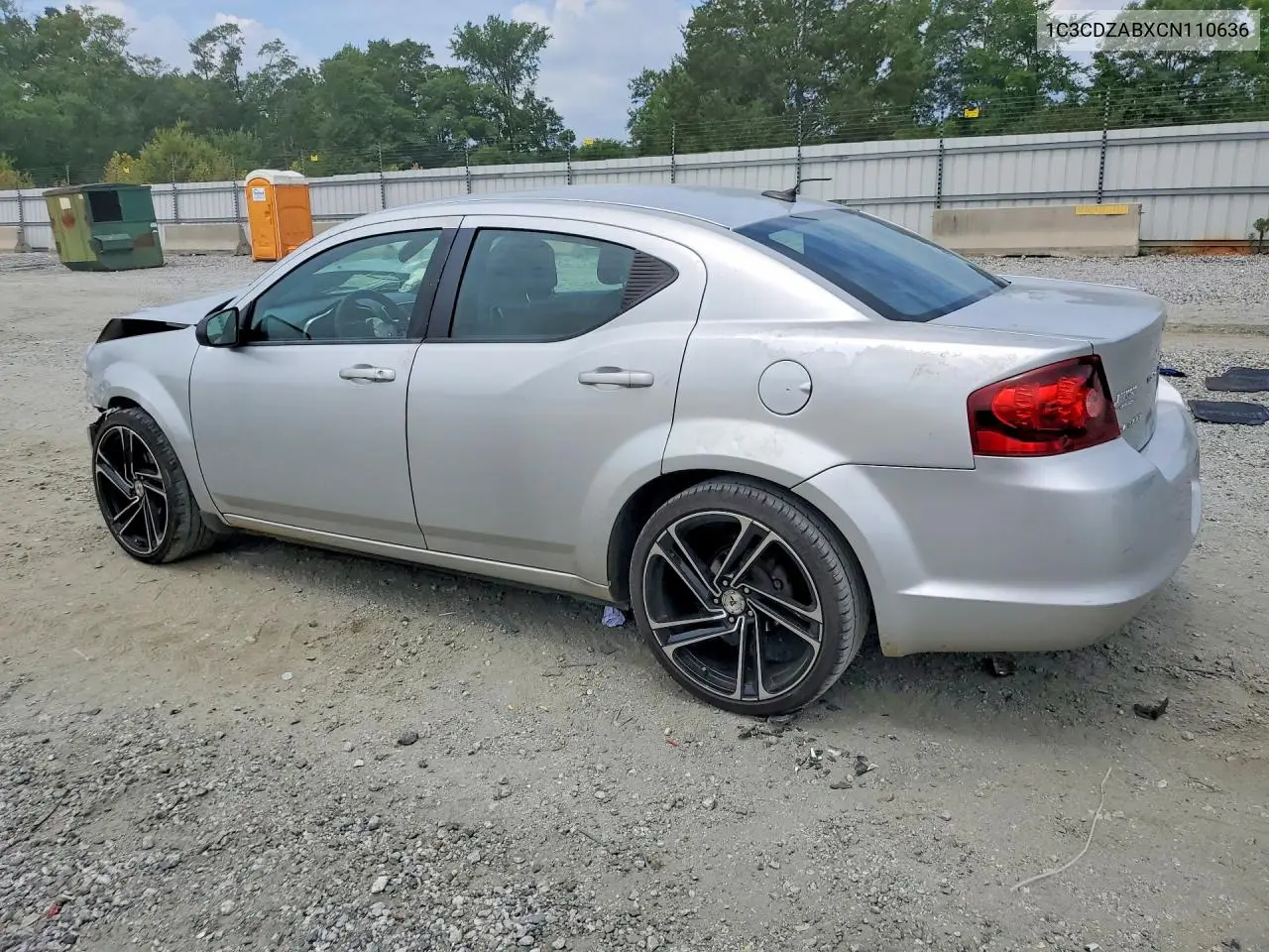 2012 Dodge Avenger Se VIN: 1C3CDZABXCN110636 Lot: 59132996