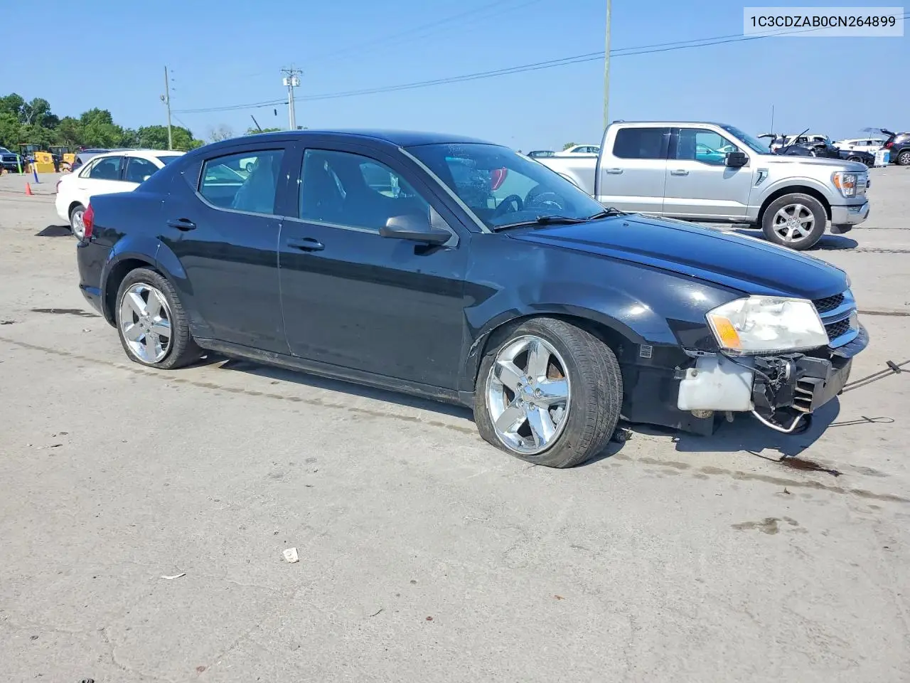 2012 Dodge Avenger Se VIN: 1C3CDZAB0CN264899 Lot: 59394996